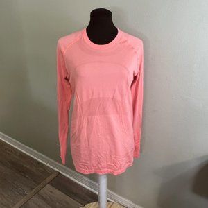 Lululemon Swiftly Tech Long Sleeve Crew Neck Pink Peach